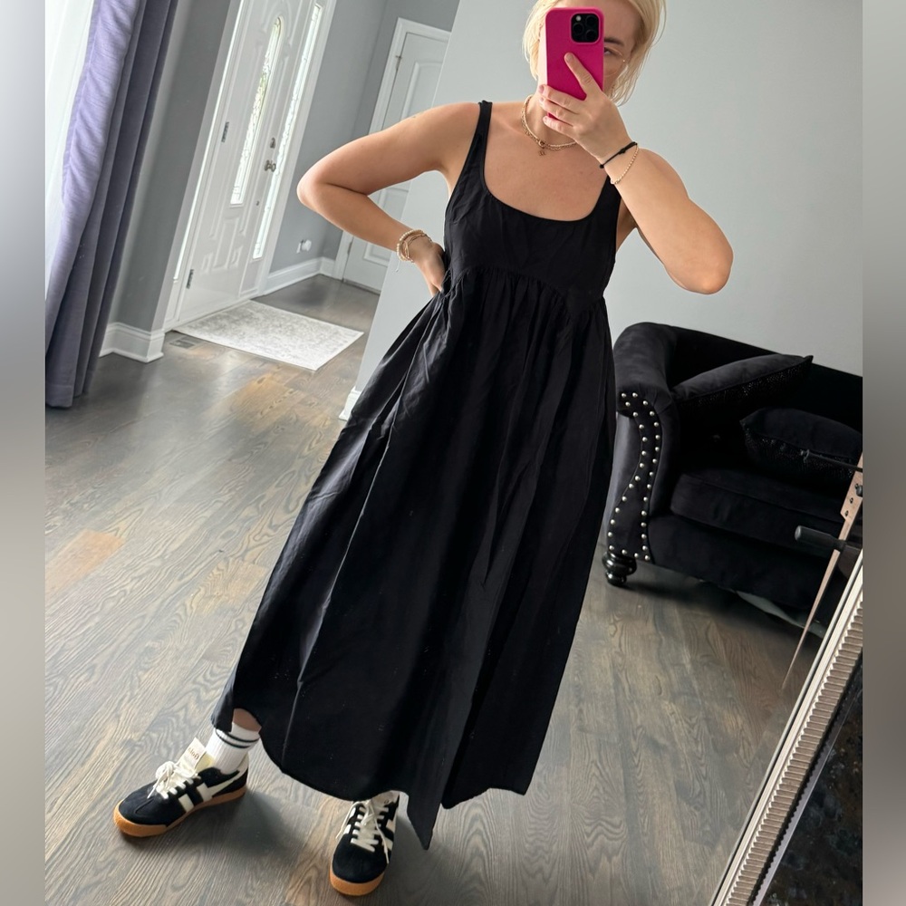 ASOS DESIGN square neck mini smock sundress. Size 6